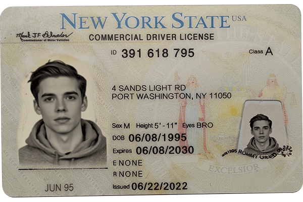 New York Scannable CDL