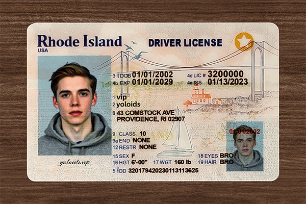 Rhode Island Fake Dirvers Licence